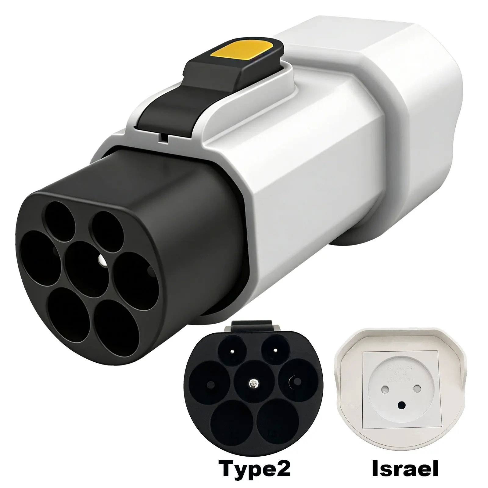 Typ-2-Stecker auf Schuko-Entladeadapter, IEC62196-2-Standard-Ladestation, Entladekonverter, geeignet für Elektroroller