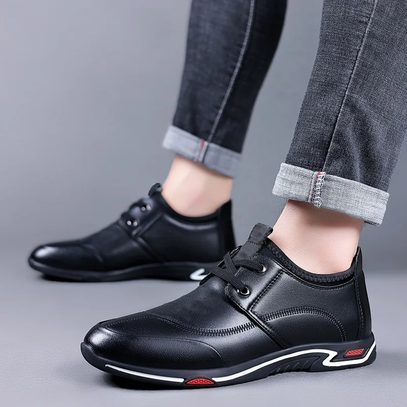 Spring New Sport Shoes Korean Lace-up Casual Shoes trend sneakers Male Lightweight Breathable Flats Shoes Zapatillas Hombre