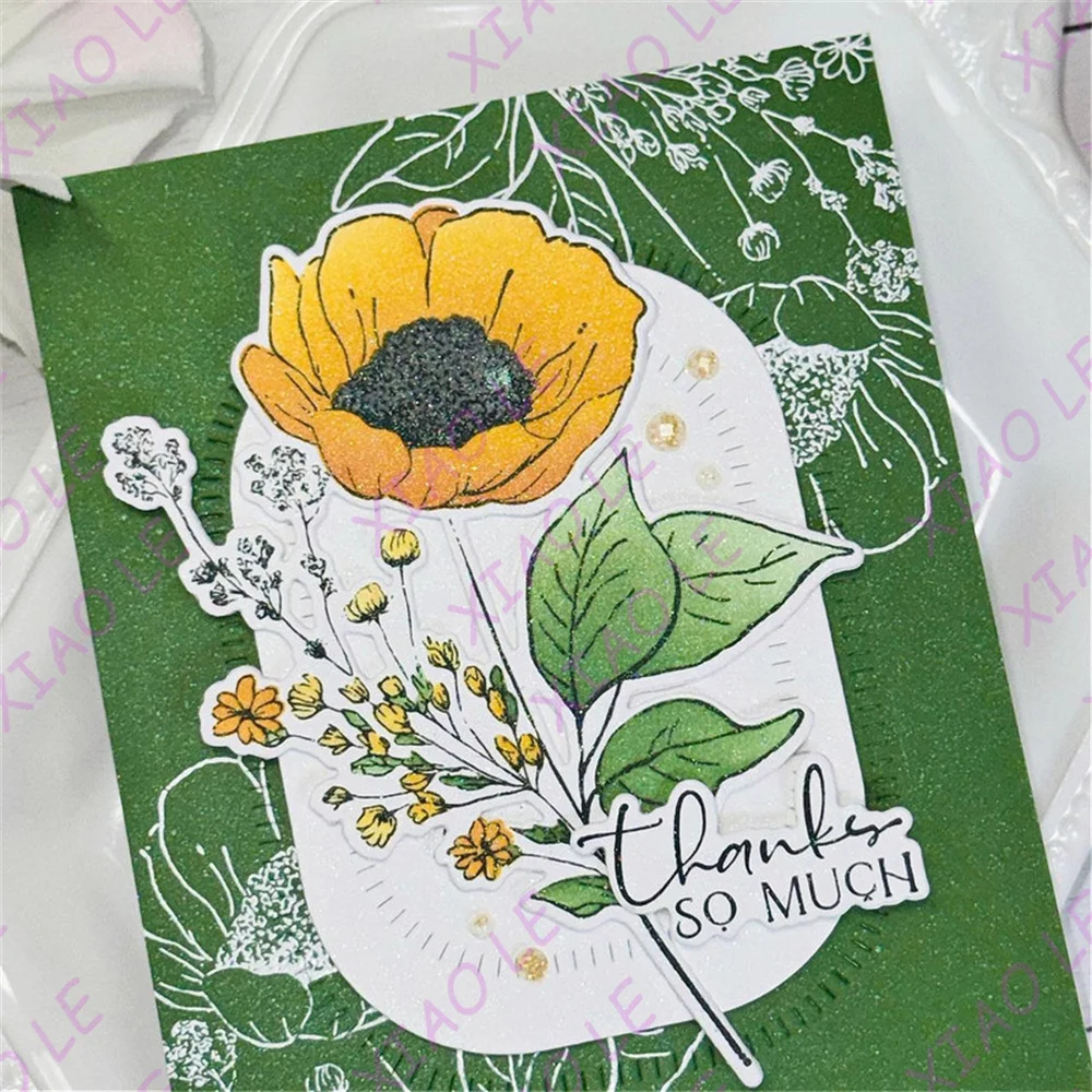 Timeless Greetings Woodland Blooms Metal Cutting Dies Stamps Stencil DIY Scrapbooking Card Stencil Paper Cards Handmade Album