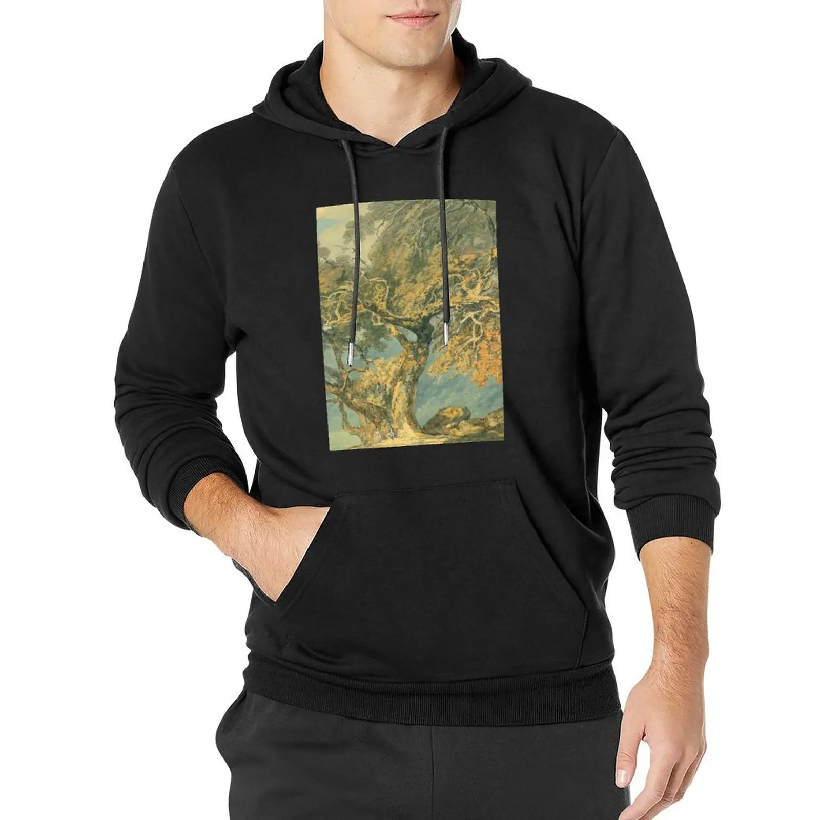 Joseph Mallord William Turner A Great Tree Pullover Hoodie men clothes autumn men's winter sweater hoodie streetwear