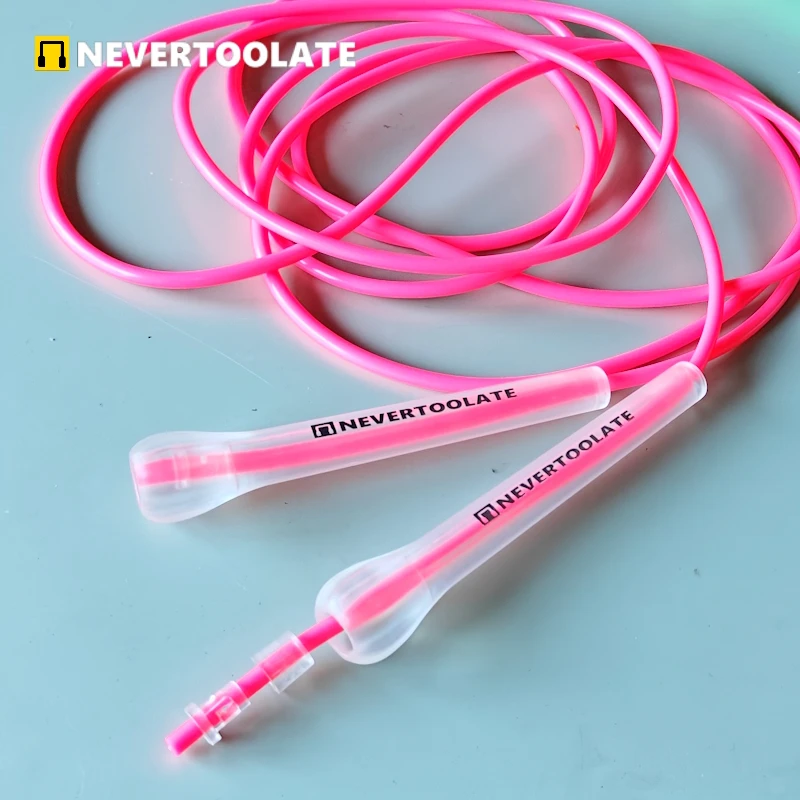 NEVERTOOLATE  EXTRA LONG 3.2 METERS 14cm abs handle boxing speed  Soft PVC Jump skip Rope Tangle Free Skipping crossfit Fitness