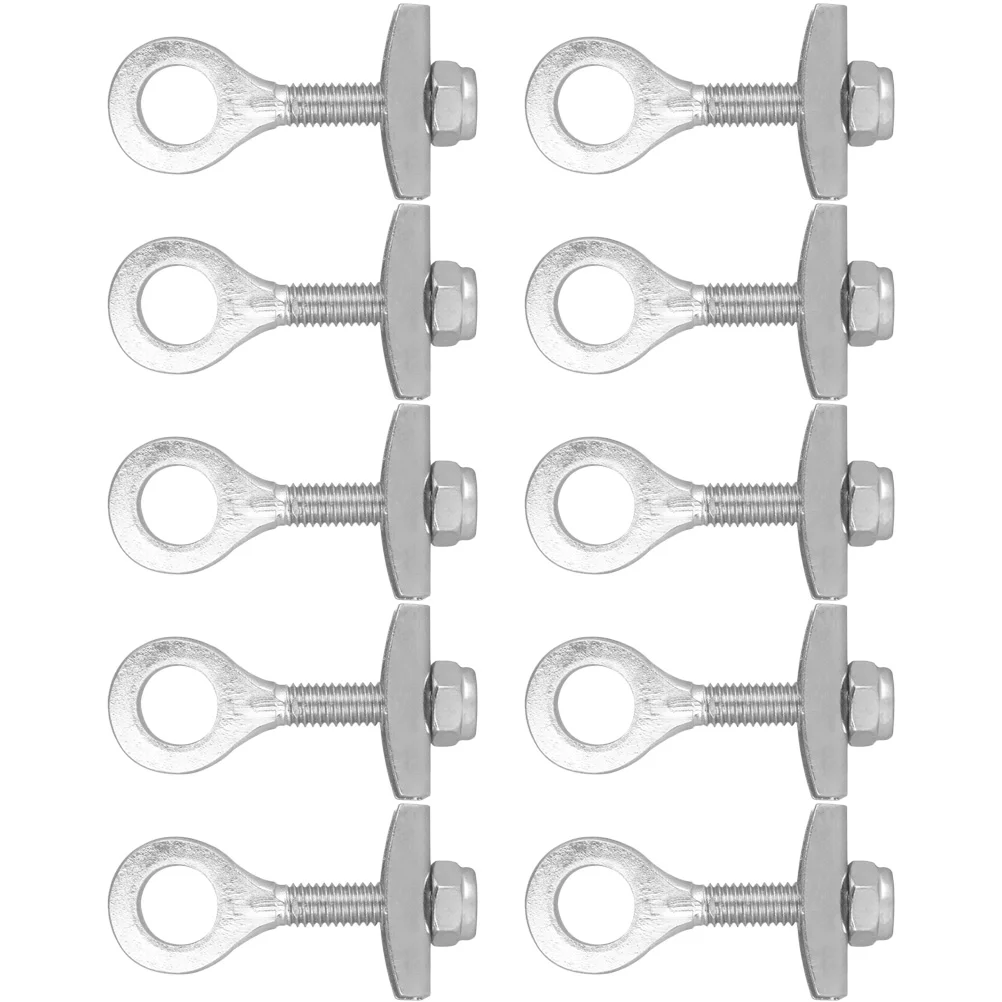 10 Pcs Dead Speed Bicycle Chain Buckle Folding Accessories Tensioner Adjuster Zipper (10pcs) Bike Tool Galvanized Parts