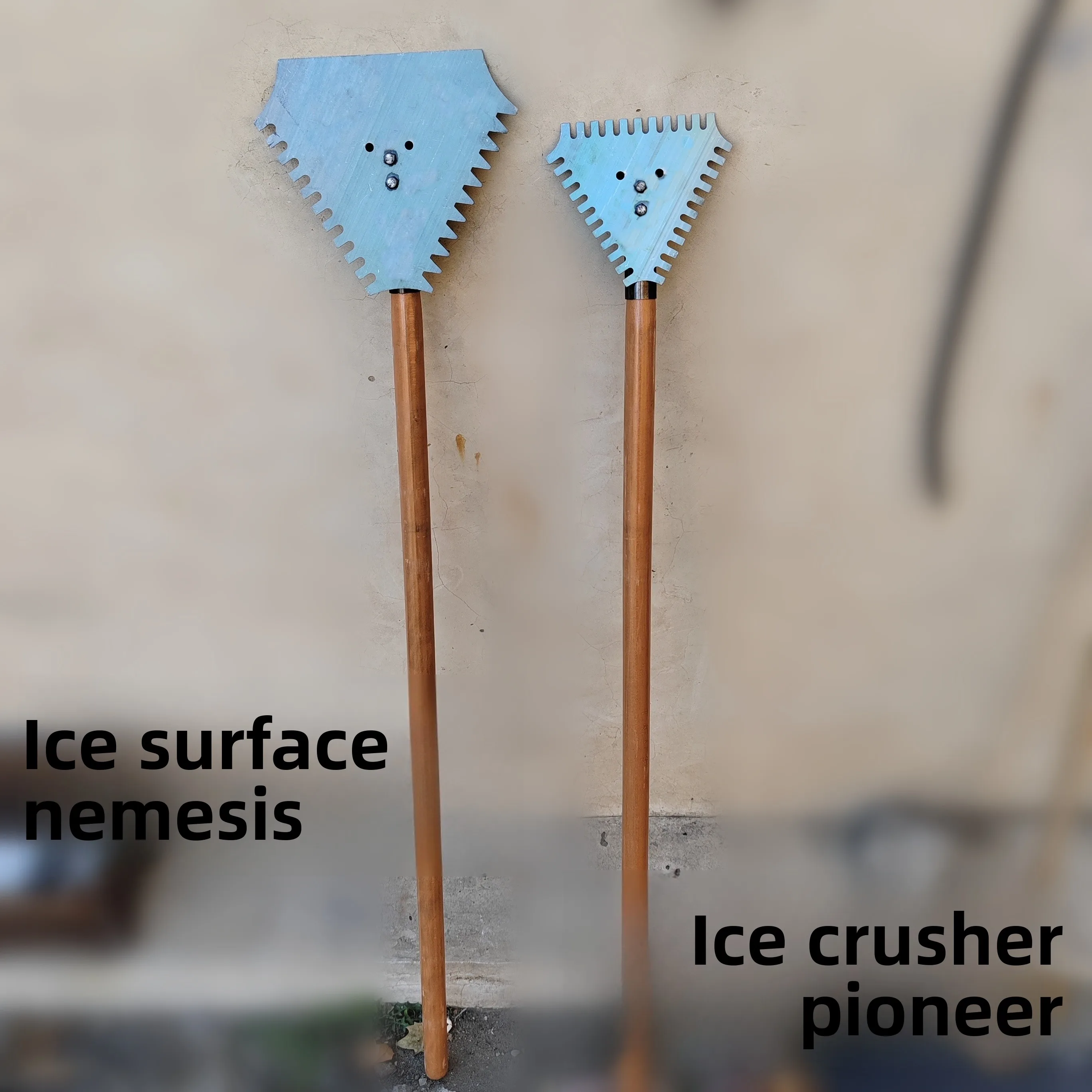 Ice Scraper Manganese Steel Heavy Duty Ice Chopper Pavement Snow Removal Tool Blade for Winter Outdoor Road Cleaning Use