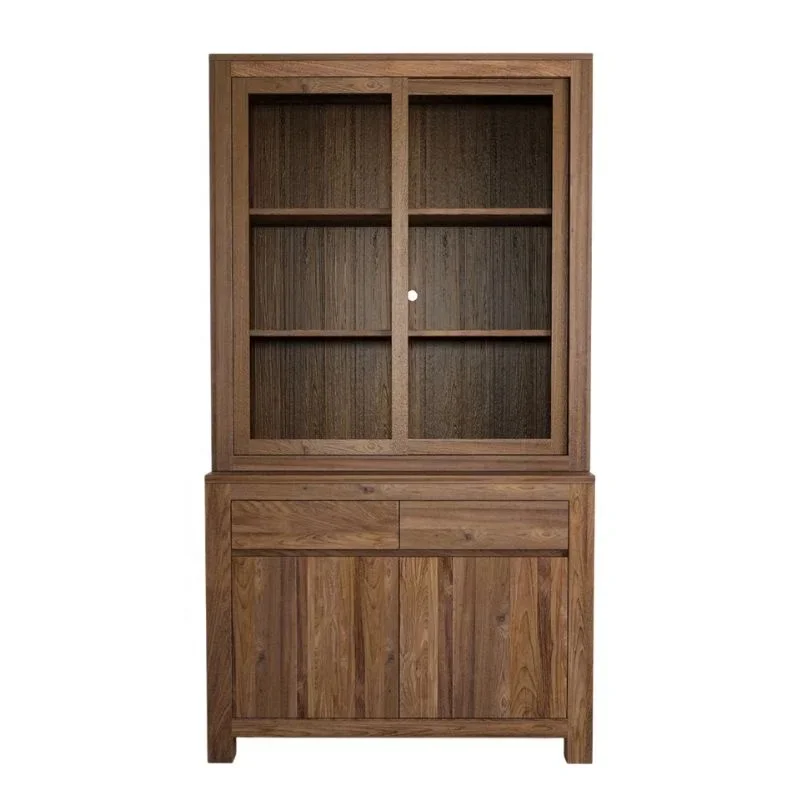 Modern Kitchen Cabinet Dining Furniture Teak Cabinets Simple Display Cabinet