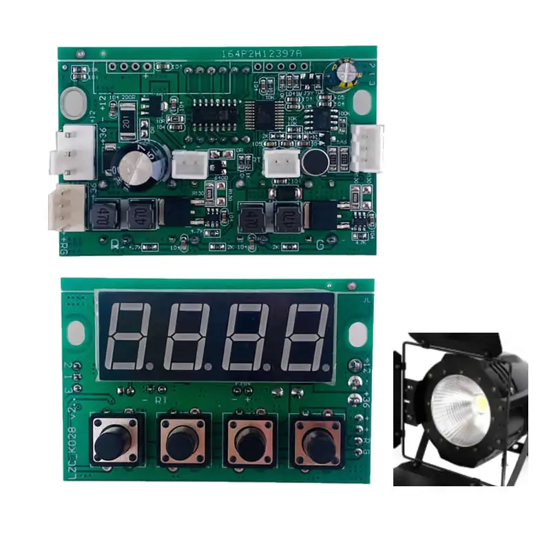 100W COB 2in Warm White Cold White LED Par Main Board DMX Control Board Motherboard