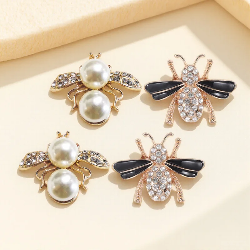 

4Pcs Bee Style Shoe Clips Metal Decorative Accessories for Flat Shoes Pumps Women High Heels Birthday Party Proms Gifts
