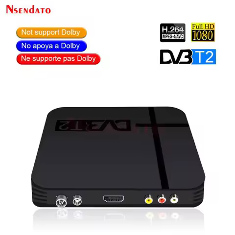 K2 DVB-T2 DVBT2 Set Top TV Box Digital Terrestrial Receiver 1080P DVB-T2 DVBT2 H.264 MPEG4 PVR Video TV Box With Remote Control