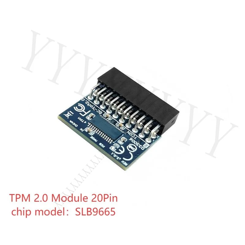 Y+ TPM 2.0 Module Trusted Platform 20-Pin for Gigabyte Motherboard GA-B150M-D3V