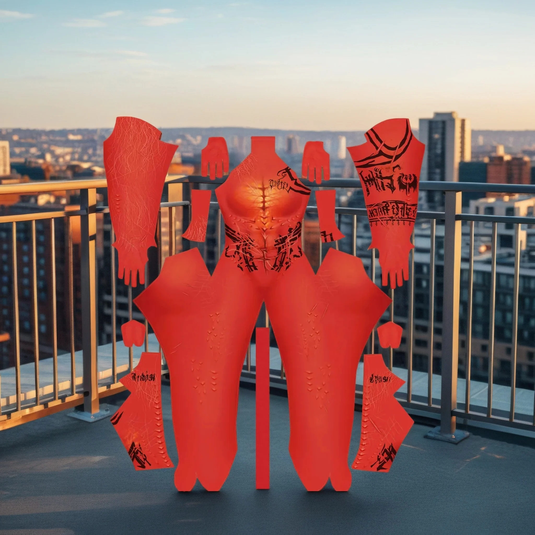 

Adult Women Gate Karlach Cosplay Costume 3D Print Battle Skin Zentai Bodysuit Carnival Halloween Party Jumpsuit