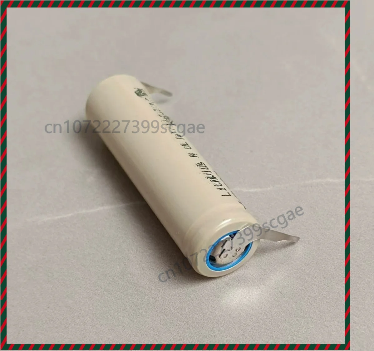 10pcs Rechargeable 14500 Lithium Battery 3.6V 750mAh Flat Top With Weldable Nickel Tabs