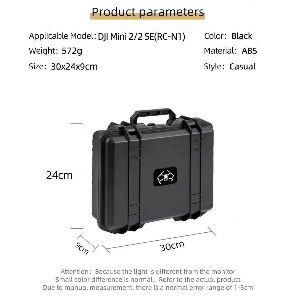 For DJI Mini 2/Mini 2SE explosion-proof box RC-N1 remote control protector suitcase accessories hard case package