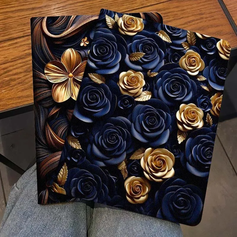 

Beautiful Flower Glossy Rose For Honor Pad 8 V8 9 GT MagicPad 13 3 2 Tab MatePad Pro Air 12 X 12.6 Foldable Tablet Case Gift