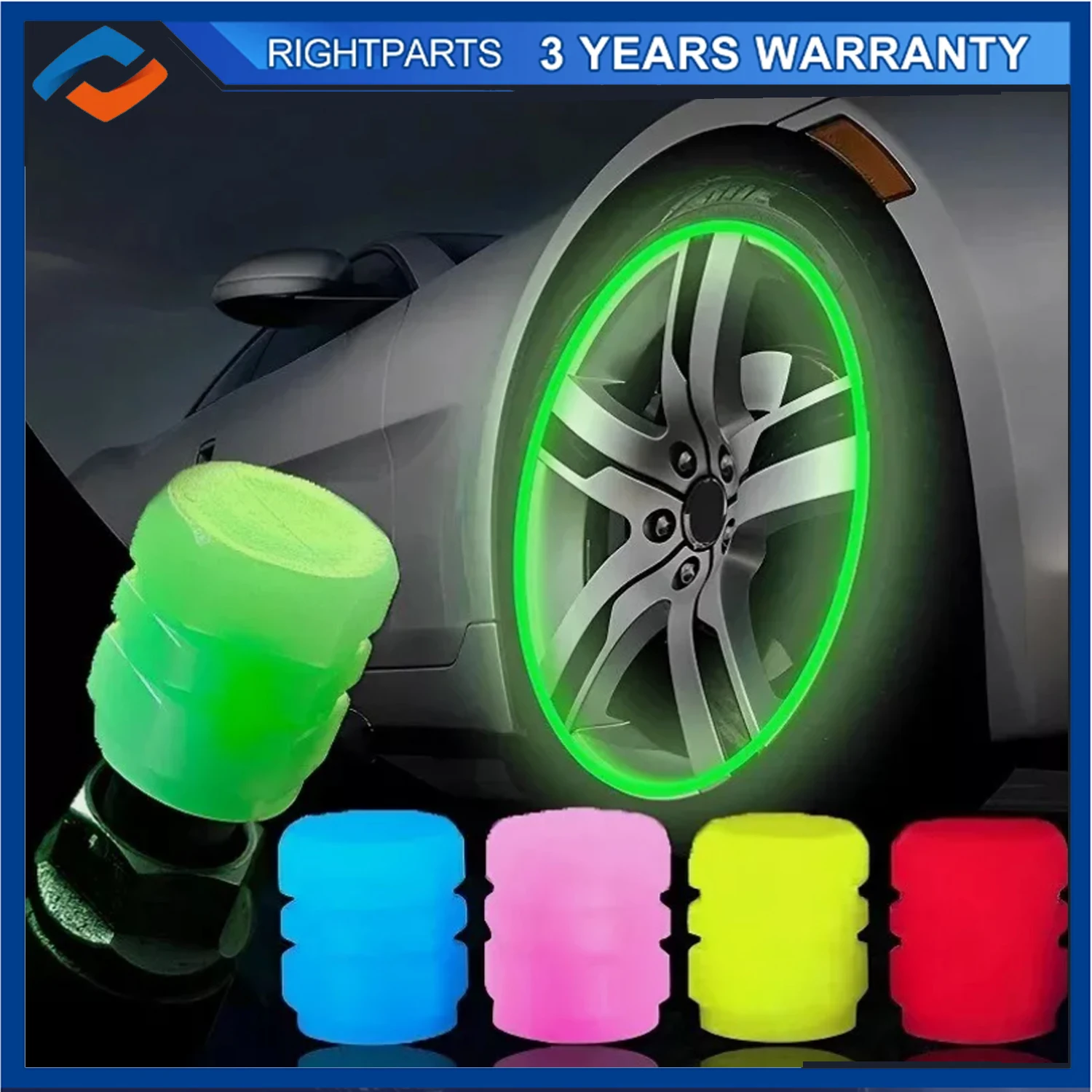 

Luminous Valve Caps Fluorescent Car Motorcycle Bike Bicycle Wheel Tyre Hub Luminous Valve Stem Caps Decors Night Glowing