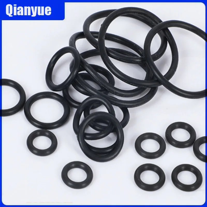 

10mm Cord NBR O-Rings OD 80-1000mm - Hardness 75A, Oil Resistant & Anti-Aging Rubber Seals for Industrial (Wear-Resistant)