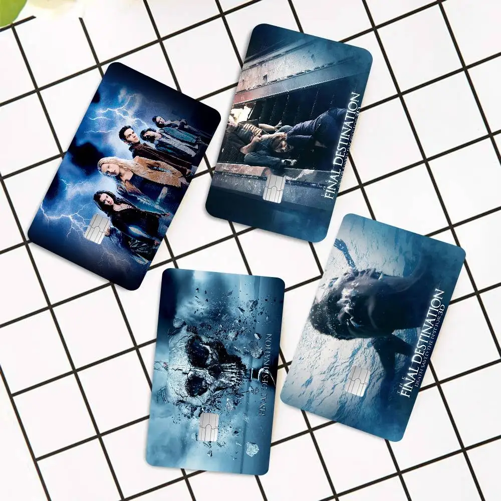 F-Final D-Destination Credit Card Skin Stickers For VISA Bank Card Transportation Card Waterproof Anti-scratch Women Gift