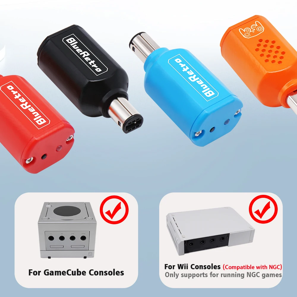 BlueRetro Motor Wireless Controllers Adapter For Nintendo GameCube Console to PS3 PS4 PS5 Switch Pro Gamesir T4 Pro Contorller