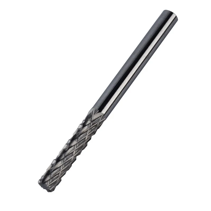 For Tungsten Steel Grinding Head Carbide Rotary File Knife Woodworking Tools Engraving and Polishing Alloy Round Grinding Head