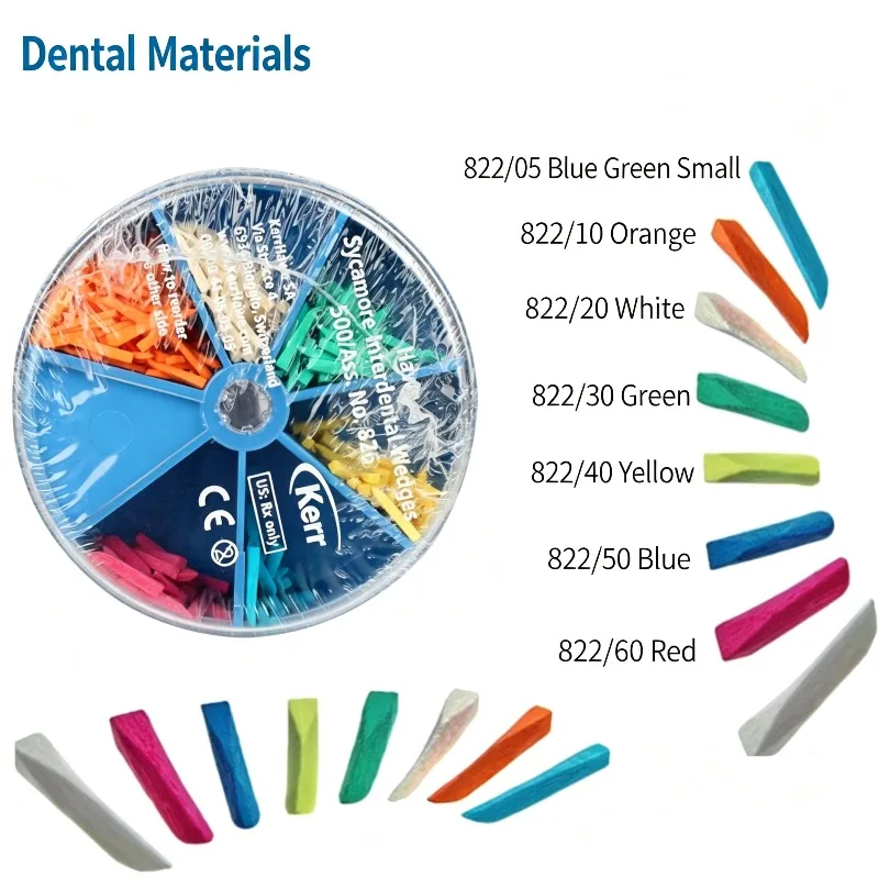 Dental Sycamore Interdental Wedges Disposable Tooth Gap Separators Restoration Dentistry Filling Repair Auxiliary Consumables