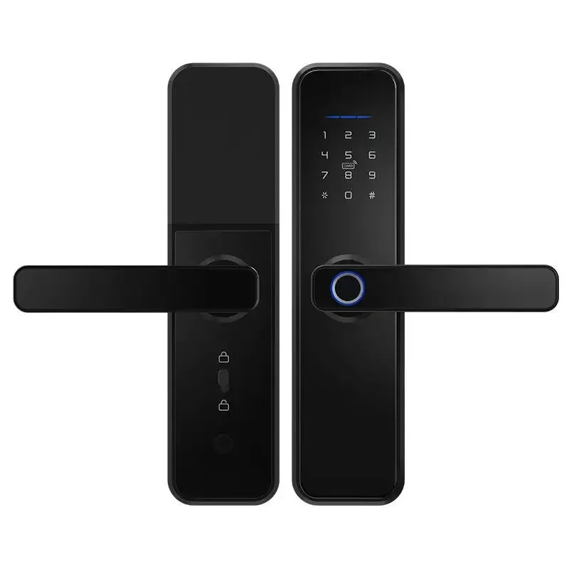 

Smart Fingerprint Lock Graffiti Wifi Card Swiping Password Lock Indoor Hotel Security Lock Supporting 8 Languages