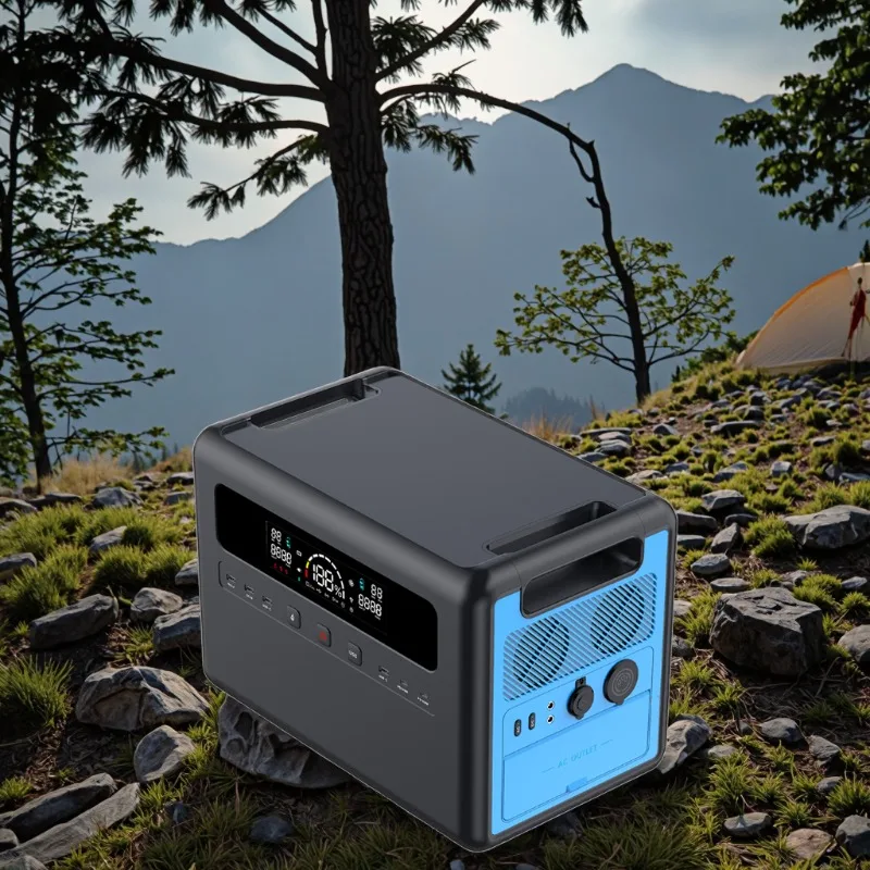 

[Hot Sale] MIQ 2200W Solar Energy Storage System 1536Wh Lithium Iron Phosphate Battery Outdoor Portable Power Station With Handl