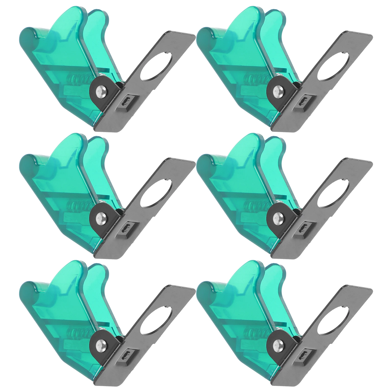 

6pcs 12mm Toggle Switch Cover Dust-proof Waterproof Transparent Protector Stopper Button Plate for Truck RV ATV