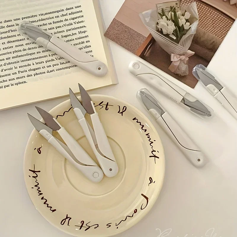 2/4/6 pcsHome Daily Craft Small Scissors Thread Head Fishing Thread Sewing Scissors Cross-stitch Clothing Tailor Scissors