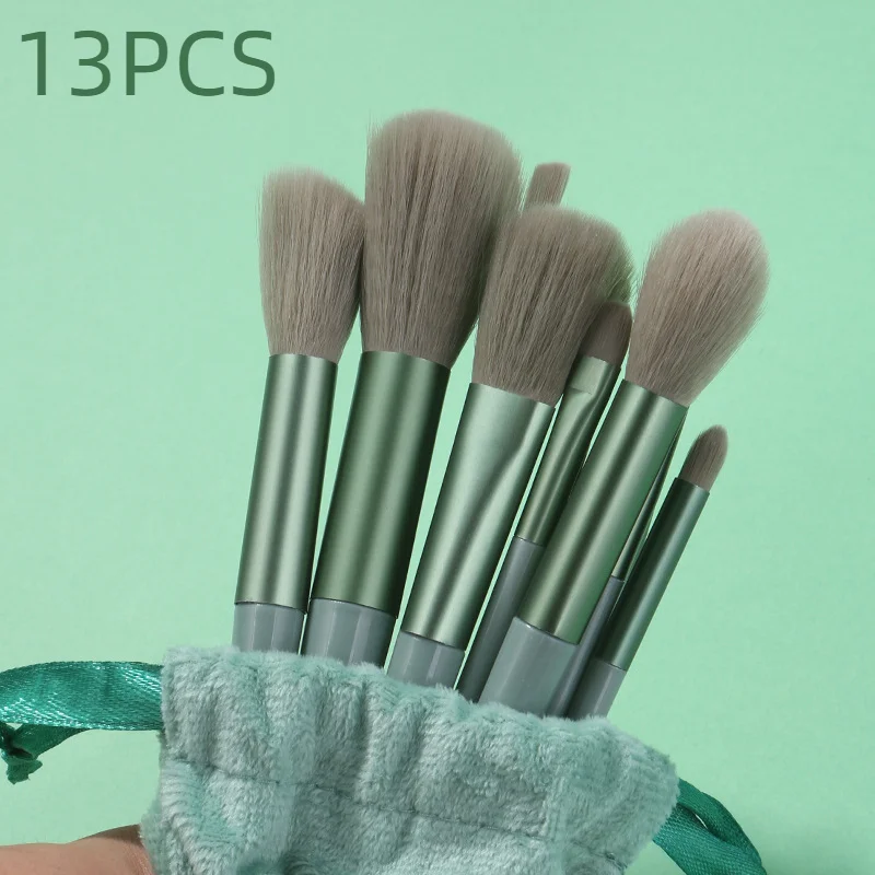 5 farben 13PCS Make-Up Pinsel Kit Lidschatten Erröten Blending Frauen Kosmetische Weichen Pinsel Make-Up-Tools mit Tasche tragbare Gadgets