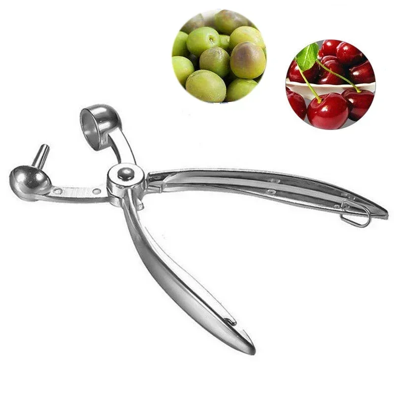 

Cherry Olive Red Dates Pitter Stoner Pits Core Fruit Remover Core Easy Squeeze HandyTool Kitchen Supplies And Gadgets 18cm