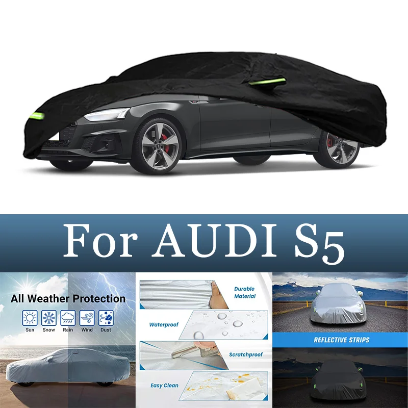 

For AUDI S5 Exterior Car Cover Outdoor Protection Full Car Covers Snow Cover Sunshade Waterproof Dustproof Accessories