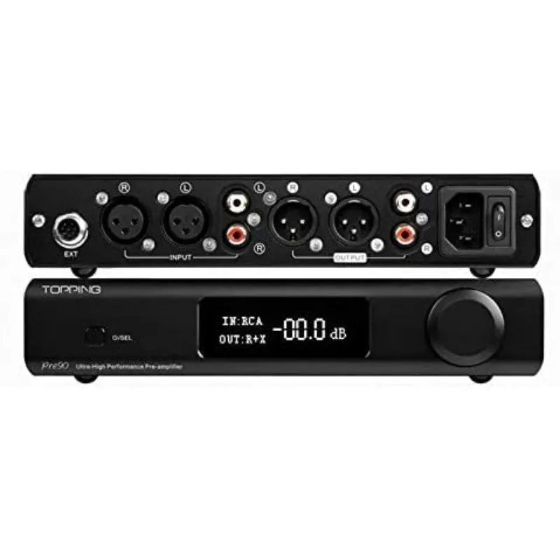 

Pre90 Preamplifier & Ext90 Input Extender Hi-Res Audio NFCA Modules 2RCA 4XLR Combination (Black, Pre90)