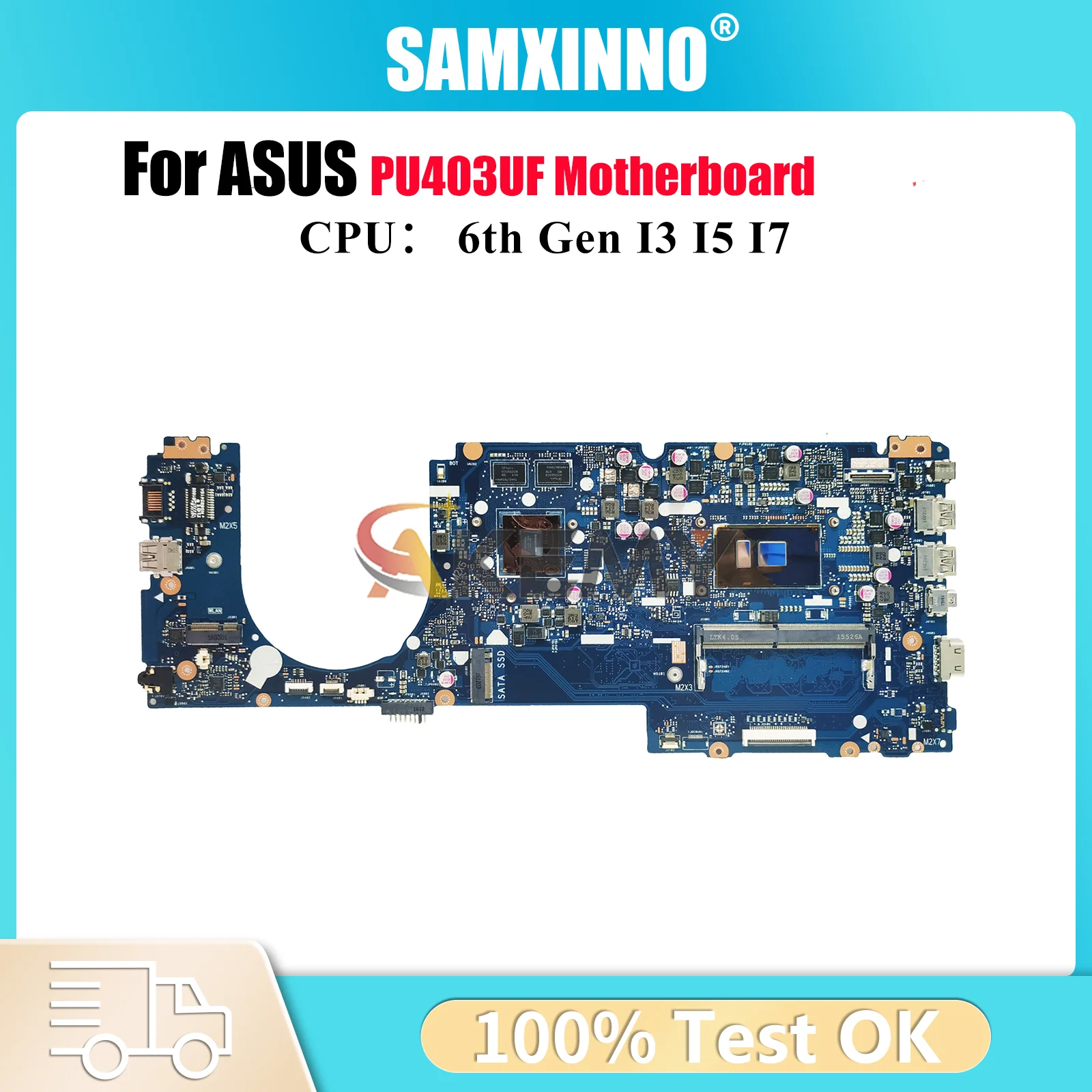 

Материнская плата для ноутбука PU403UF для ASUS VivoBook PU403UF PU403U, материнская плата для ноутбука с процессором I3 I5 I7, 100% тестирование, ОК, быстрая доставка, stk