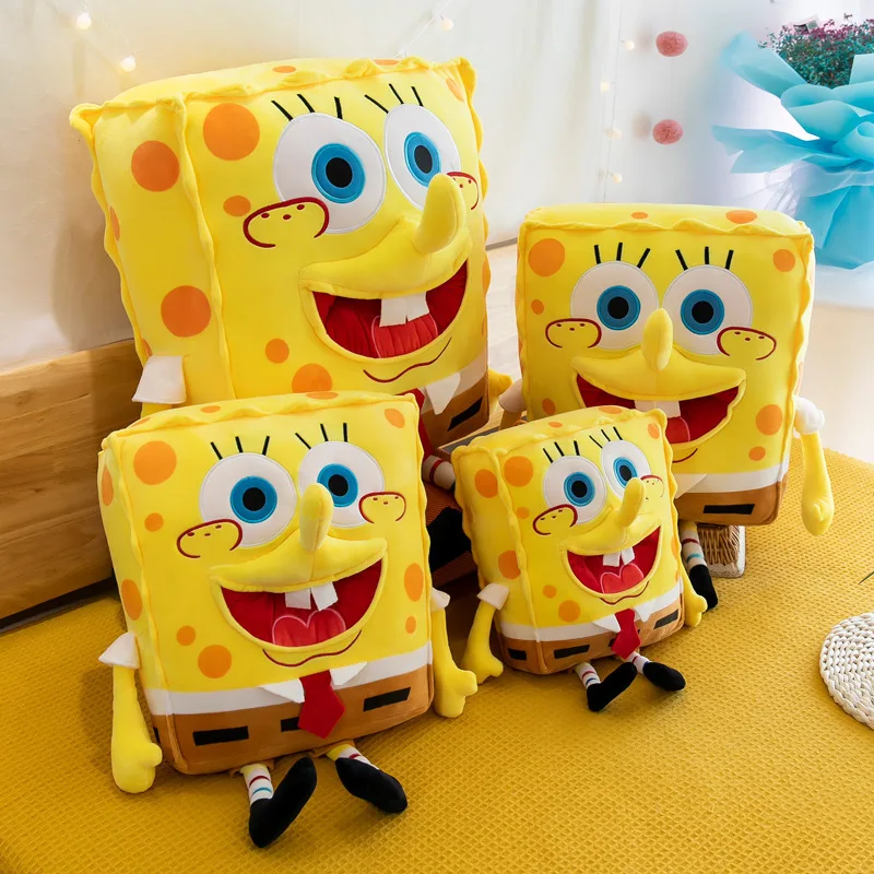New Kawaii 45/60cm Spongebob Plush Toy New Cartoon Doll Girl Cute Cute Doll Birthday Gift Doll Girl Christmas Gift