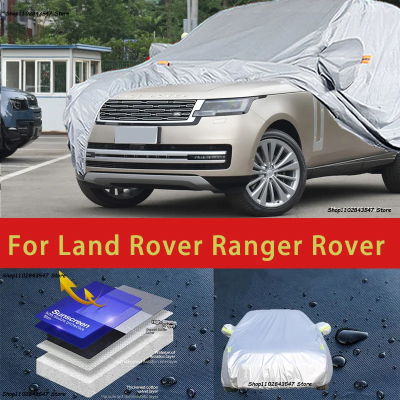 

For Land Rover Ranger Rover Outdoor Protection Full Car Covers Snow Cover Sunshade Waterproof Dustproof Exterior Car accessories