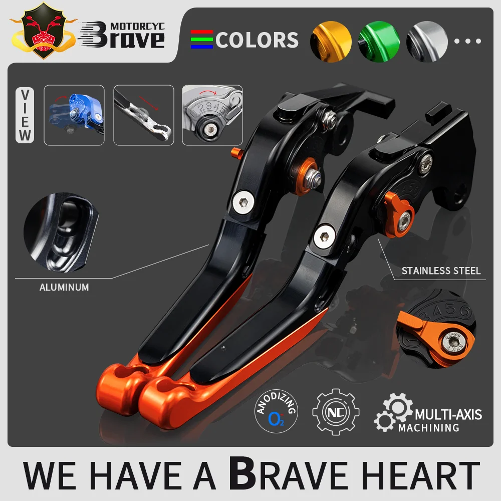 

For KTM 390 adventure adv 2020 2021 2022 Adjustable Extendable Foldable Brake Clutch Levers 390adventure 390adv Accessories LOGO