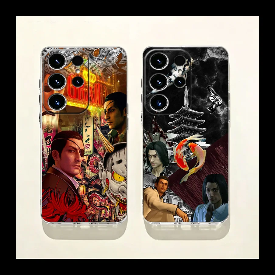 Yakuza 0 Game Phone Case for Samsung Galaxy S26 Edge S25 S24 FE S23 Plus S22 Ultra S20FE Cover Camera Protection
