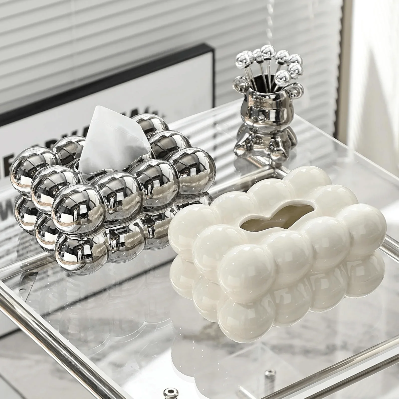 

Держатель для салфеток для лица, нескользящая керамическая крышка для салфеток, диспенсер для салфеток для гостиной, дома, кухонной столешницы