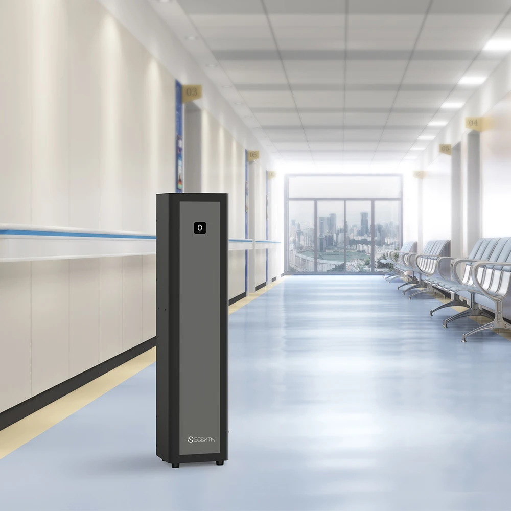 SCETNA Private Label Hotel Fragrance Big Area Metal Design Bluetooth APP Control OEM Automatic Mist Spray Air Scent Machine