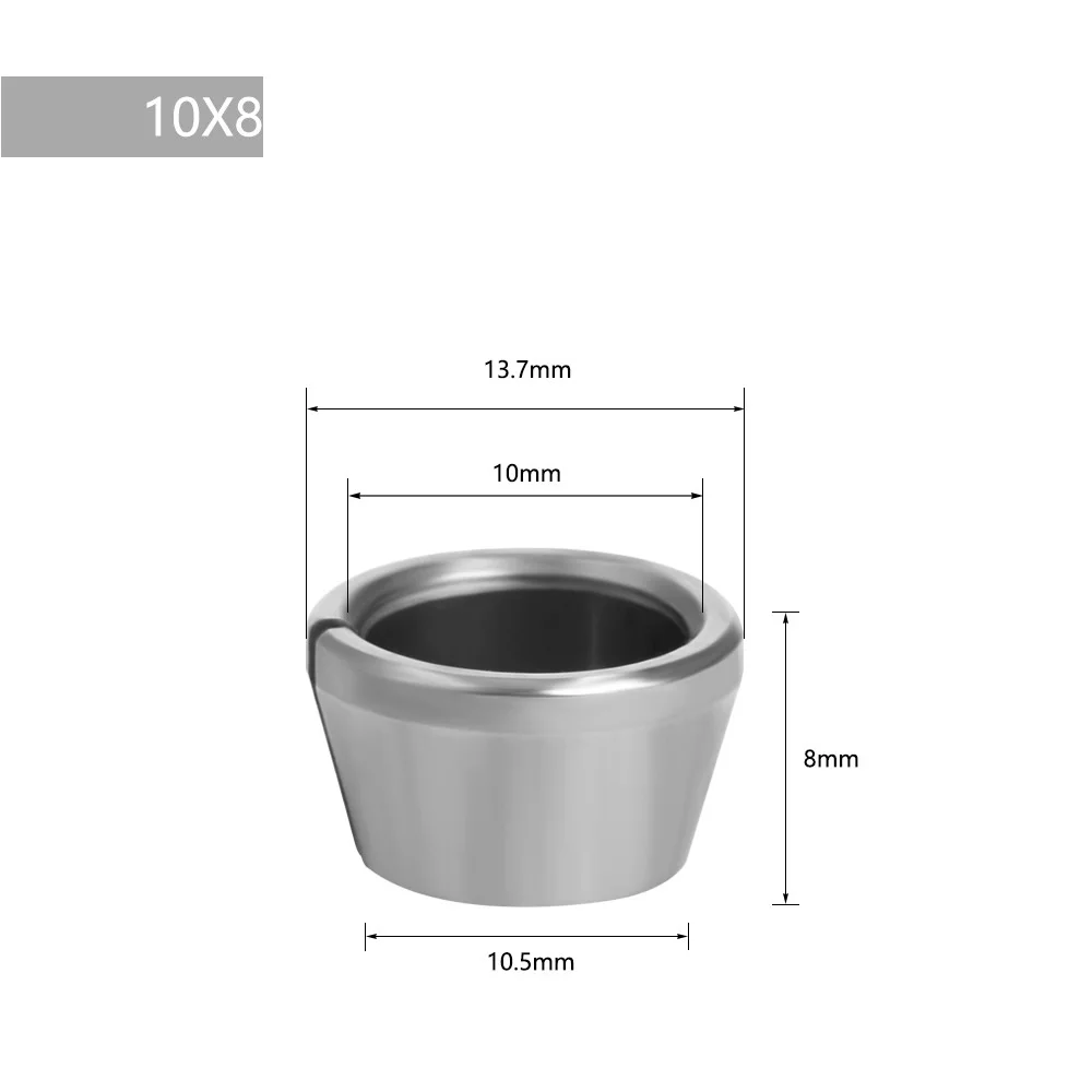 1/2/4pc M17 6/6.35/8/9.5/10mm Collet Chuck Adapter With Nuts Engraving Trimming Machine Electric Router Milling Cutter Accessory