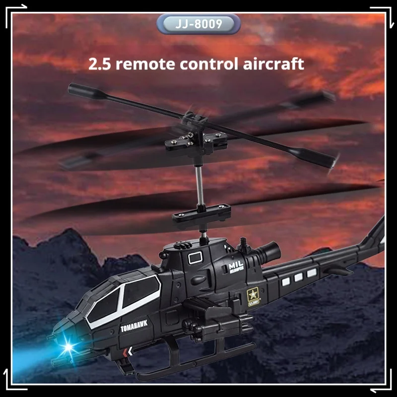 New 2.5-Pass Remote Control Helicopter Usb Charging With Light Fall-Resistant Remote Control Aircraft Kids'S Toy Christmas Gift