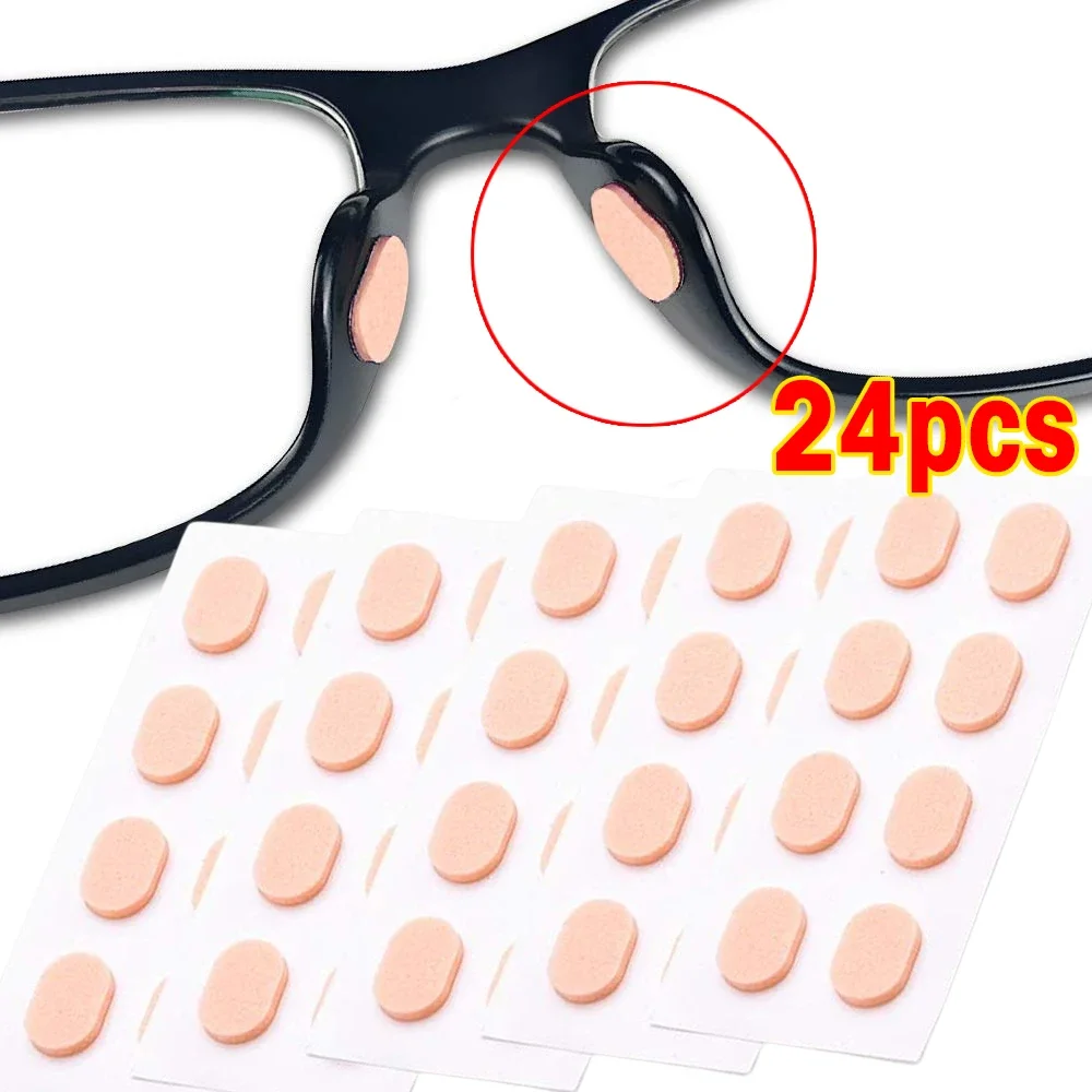 12pairs Soft Anti-slip EVA Sponge Foam Nose Pad For Glasses Eyeglasses Nose Pads For Sunglasses Stickers Eyewear Accessories