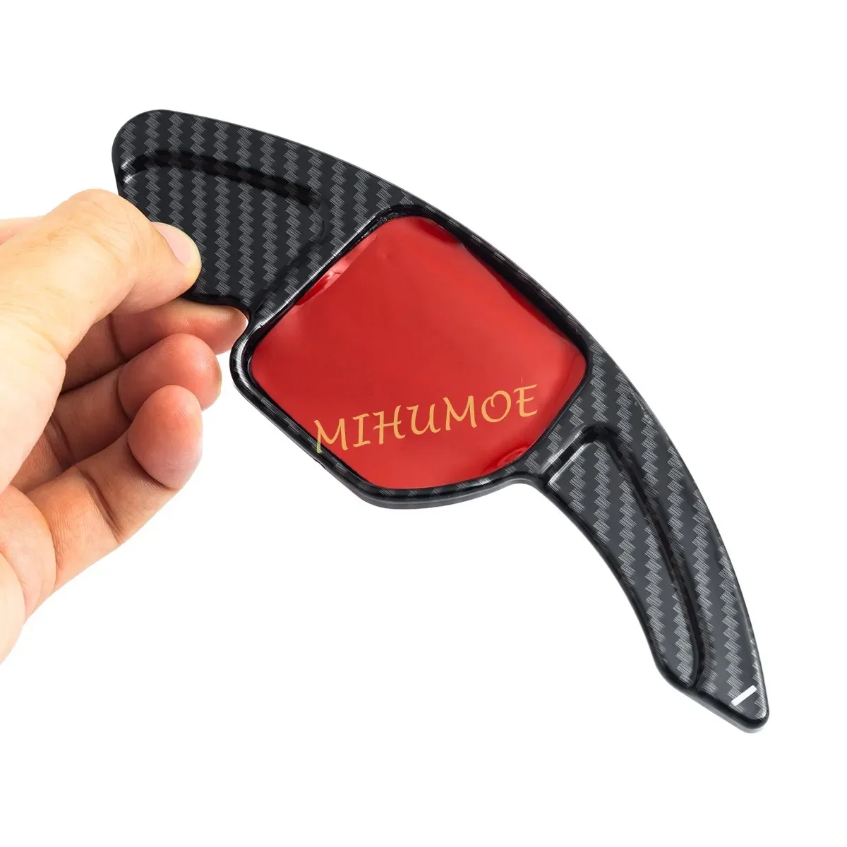 Per Audi A3 A4 A5 A6 A7 A8 Q3 Q5 TT volante Paddle Shifter Extension aspetto in fibra di carbonio