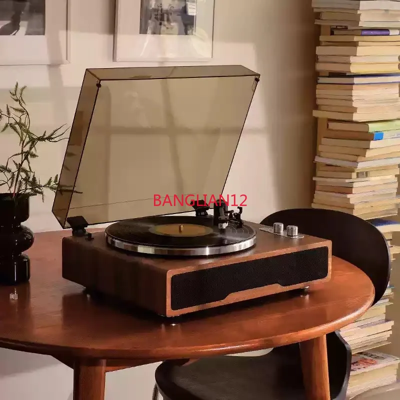 

Professional retro vinyl record player, acoustic phonograph, living room Bluetooth speaker, decorative gift