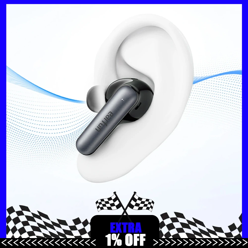 سماعة أذن لاسلكية EarFun Air Pro 4i لتقليل الضوضاء النشط HI-FI بلوتوث 5.4 TWS سماعة أذن رياضية إلكترونية ملحقات ألعاب