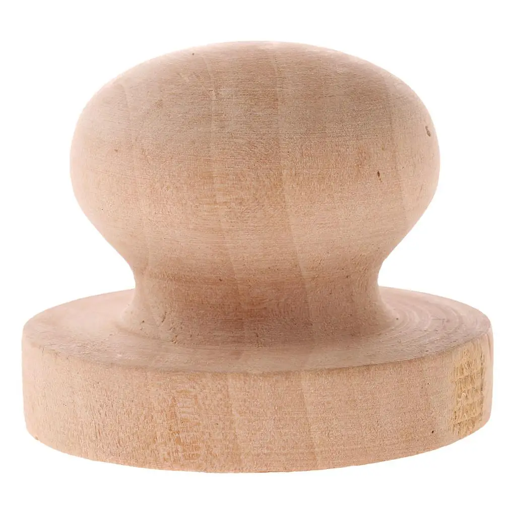 Wood Stamp Handle DIY Rubber Stamp Wooden Stamper Craft Set for Kids Handcrafting Projects