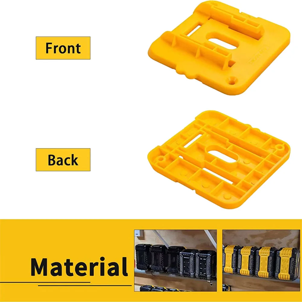 OIIRGO-5Pcs pour Dewalt 18V support de stockage de batterie support de batterie support mural support d'outil dispositifs de fixation