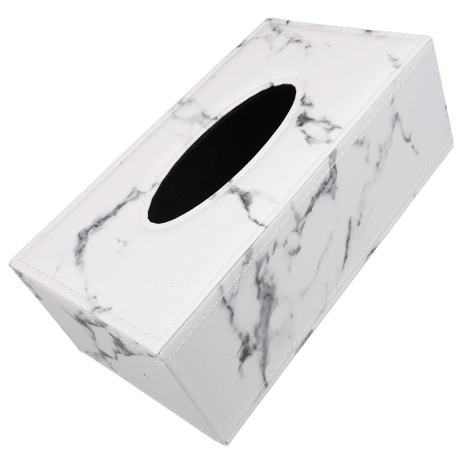 

1Pcs Marble Tissue Box Premium Pattern Design Dust-Proof Storage for Home Living Room Bedroom Bathroom Car Use Napkin