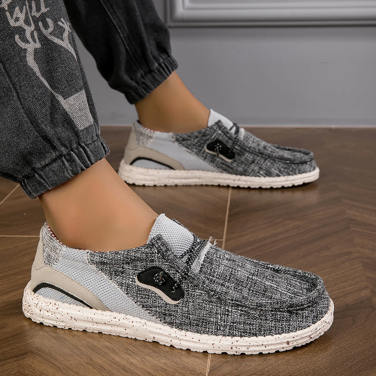 Mocassins pour hommes, légers, confortables, grande taille, chaussures de sport décontractées pour toutes les saisons, usage quotidien, chaussures plates pour hommes