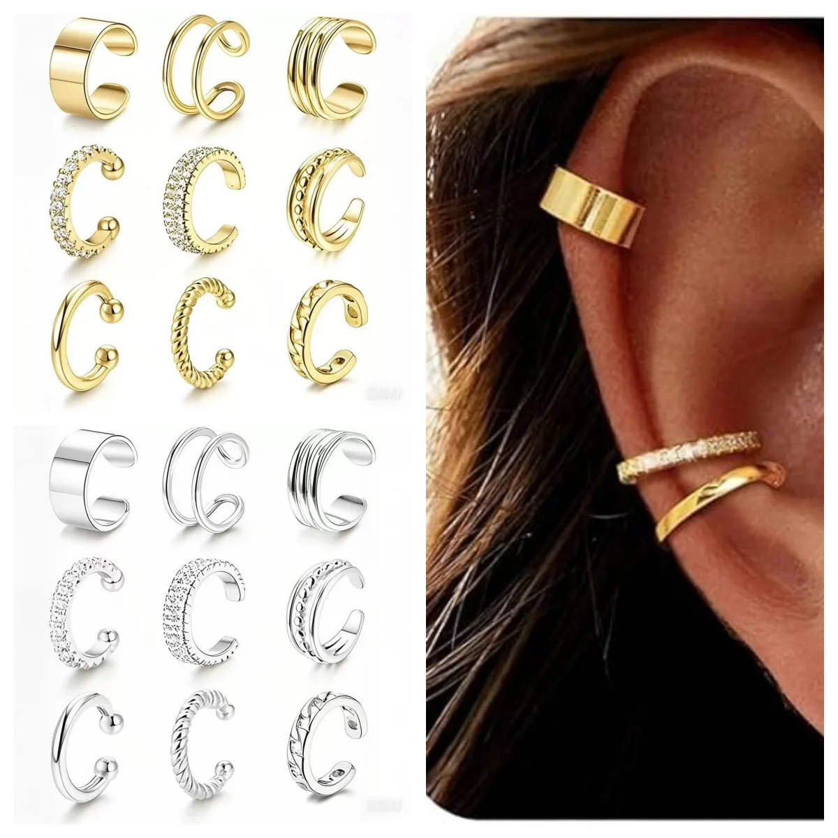 aros-de-plata-para-oreja-sin-perforacion-ajustables-tipo-clip-gran-venta-en-amazon-aros-indoloros-para-chicas