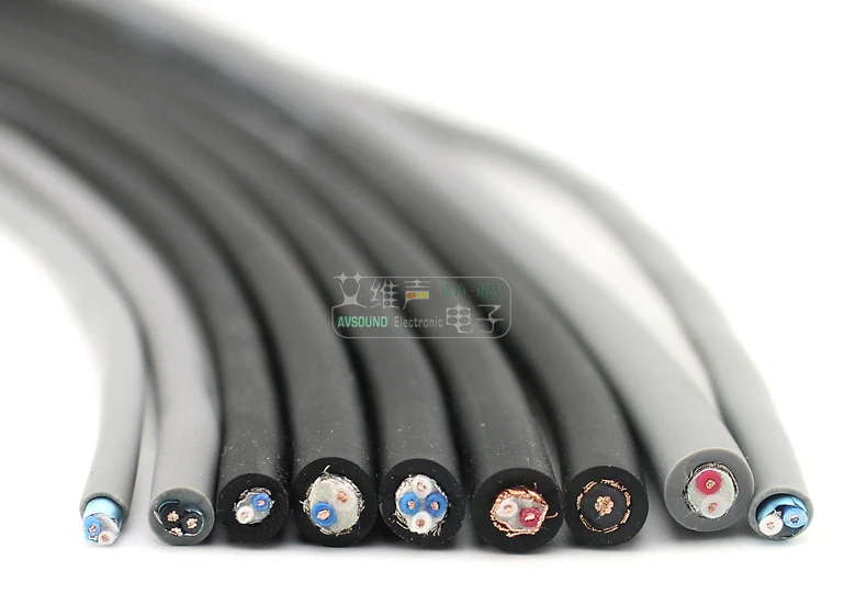 1 meter SREXACT professional mobile performance audio cable AV microphone mixer audio and video signal wire engineering cable