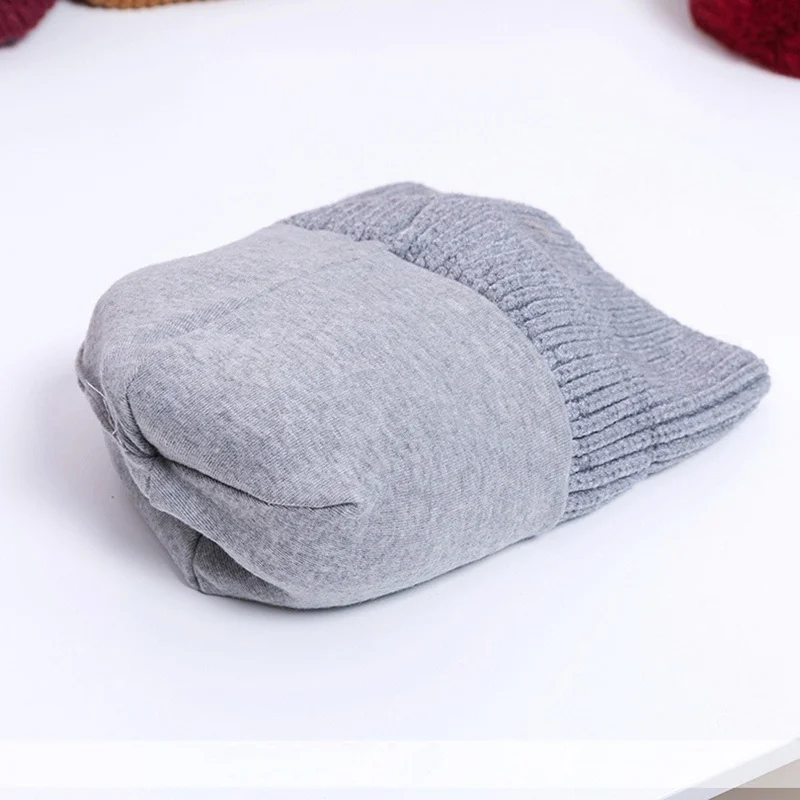 Cute Bow Baby Hat Winter Thicken Warm Knitted Caps With Double Pompom Infant Boys Girl Beanie Cap High Quality Girls Bonnet